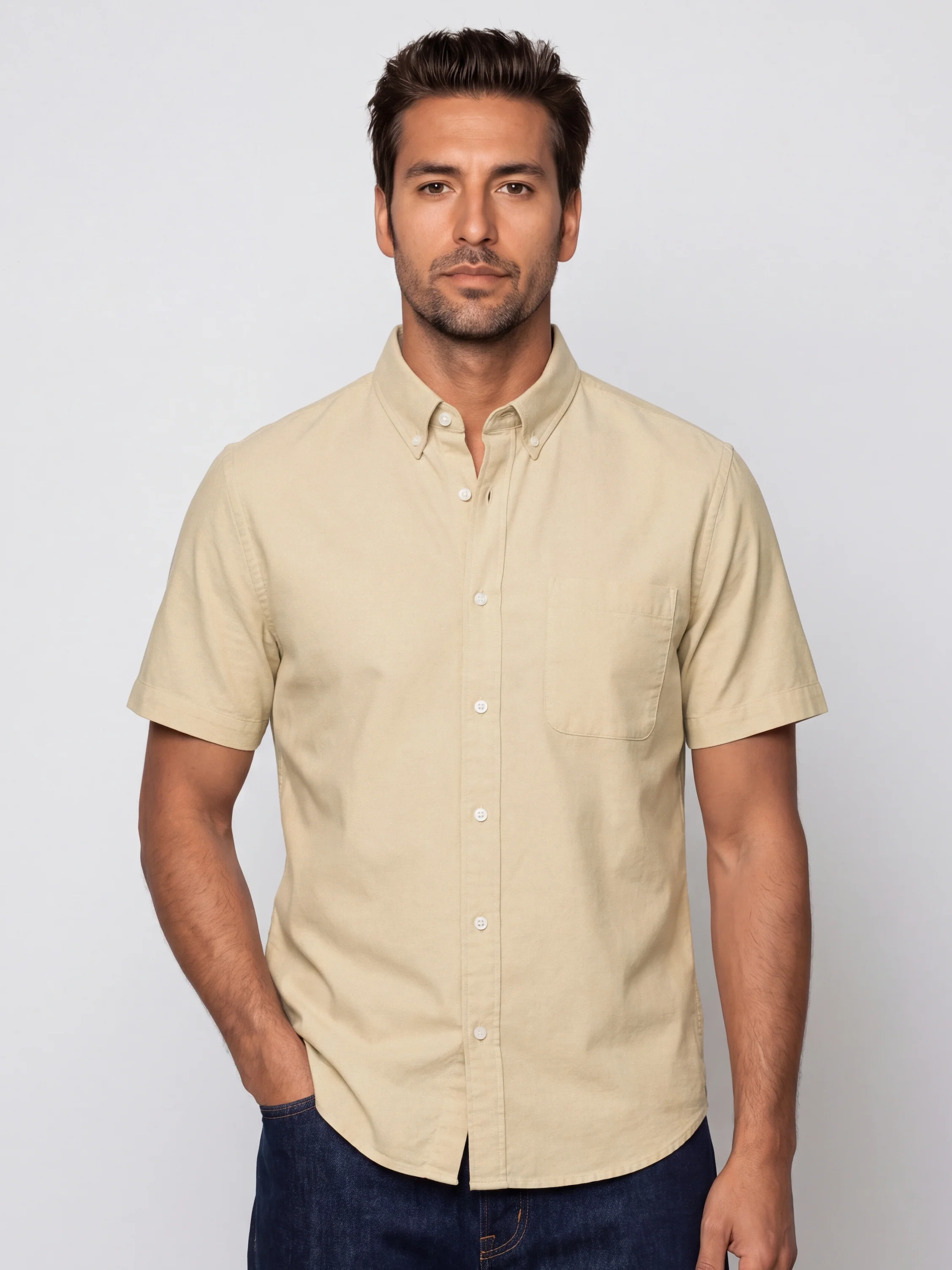Butter Yellow Oxford Shirt