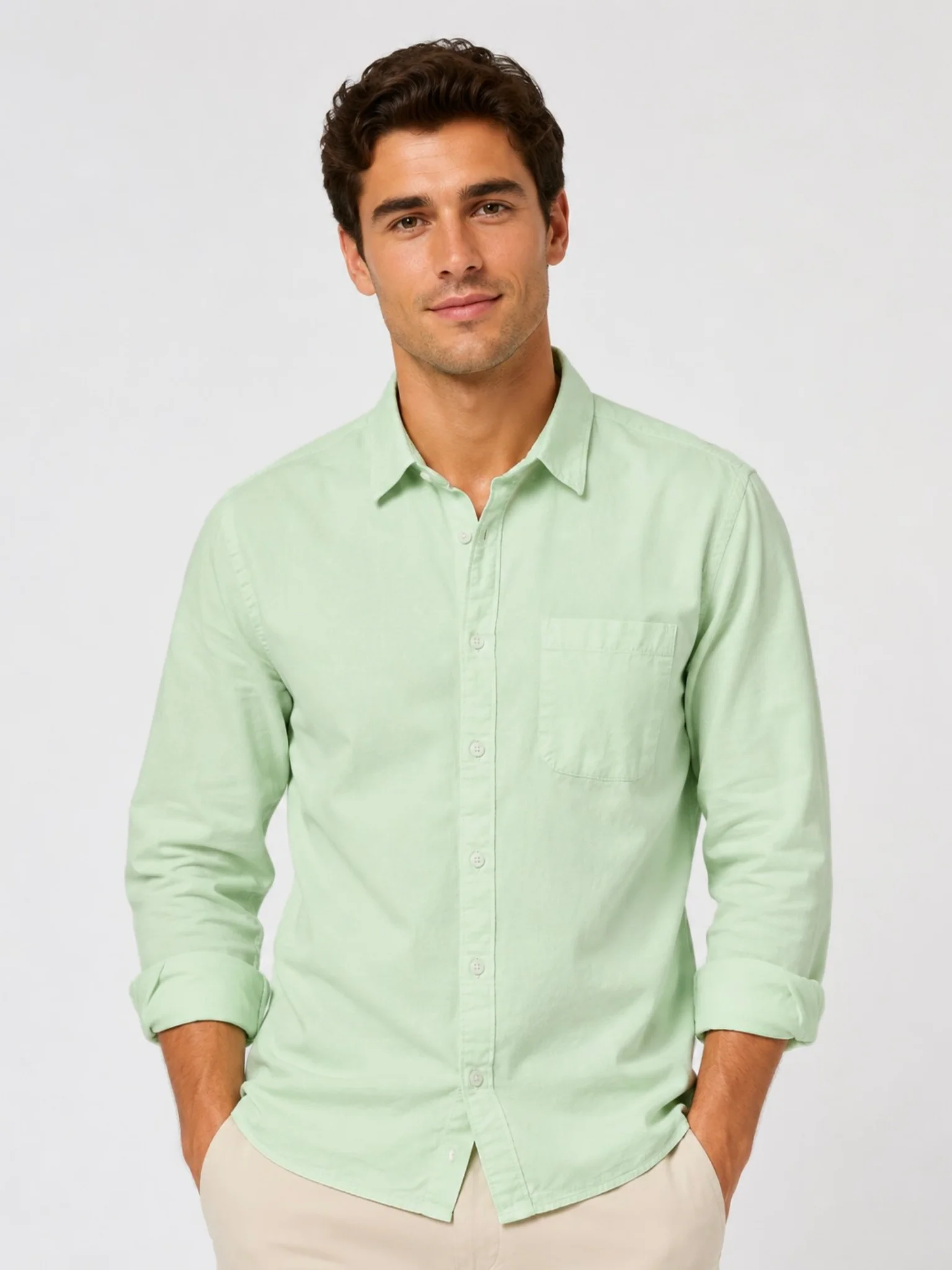 Green Oxford Shirt
