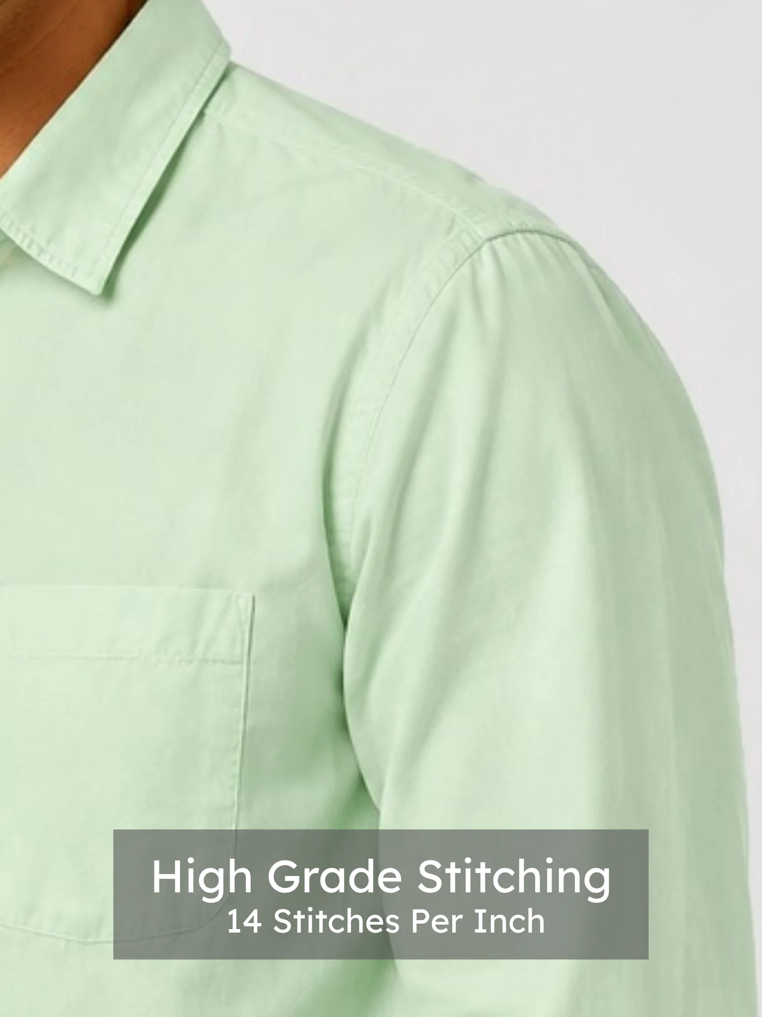 Green Oxford Shirt - Image 4