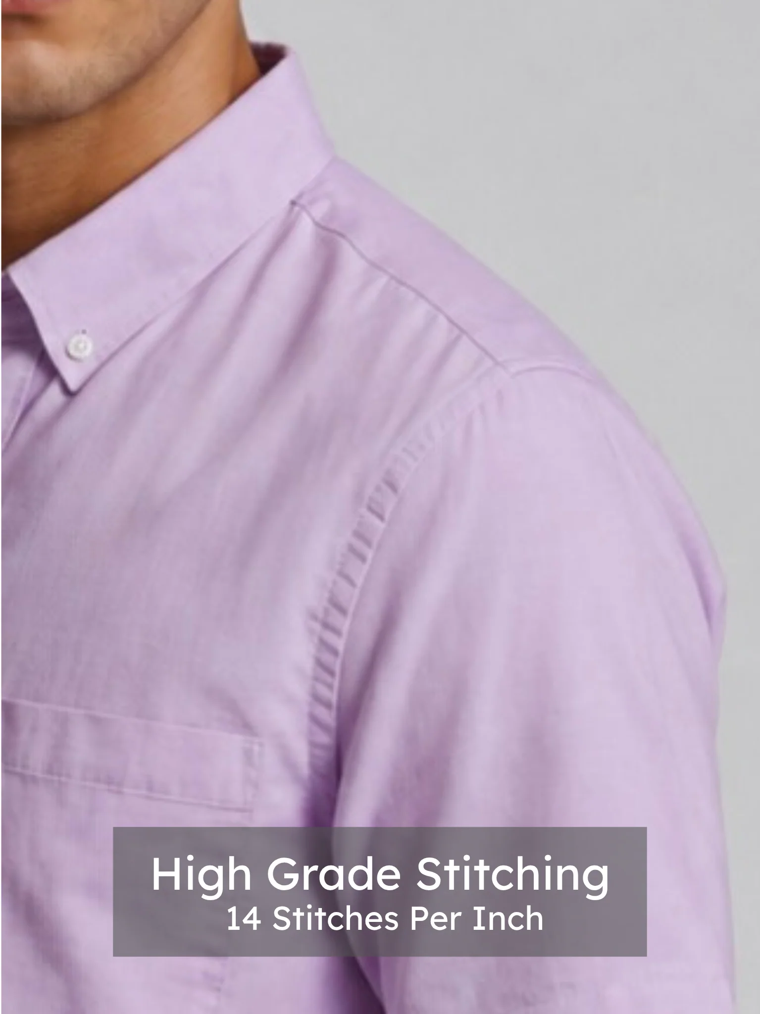 Lavender Oxford Shirt - Image 5