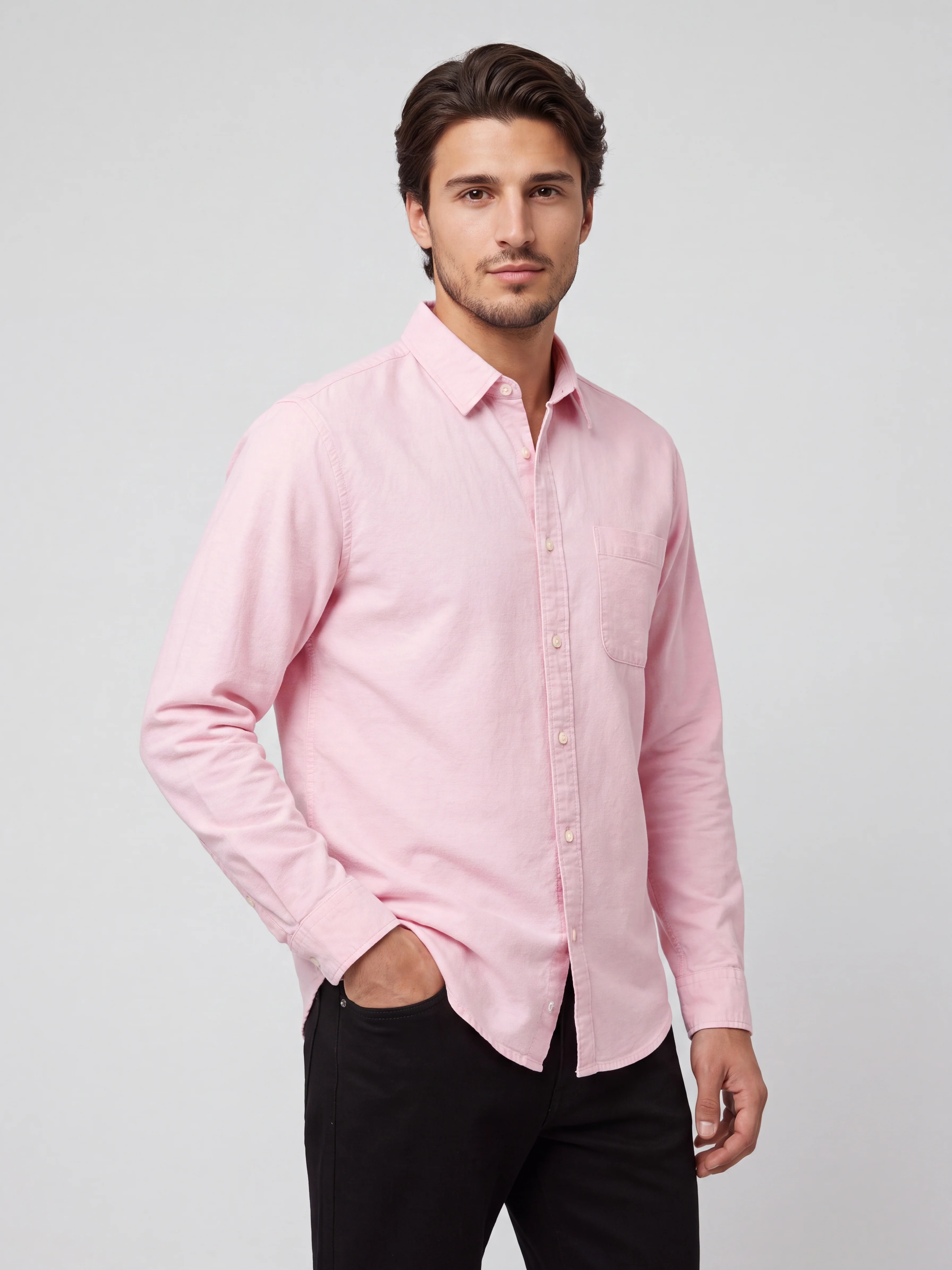 Pink Oxford Shirt - Image 6
