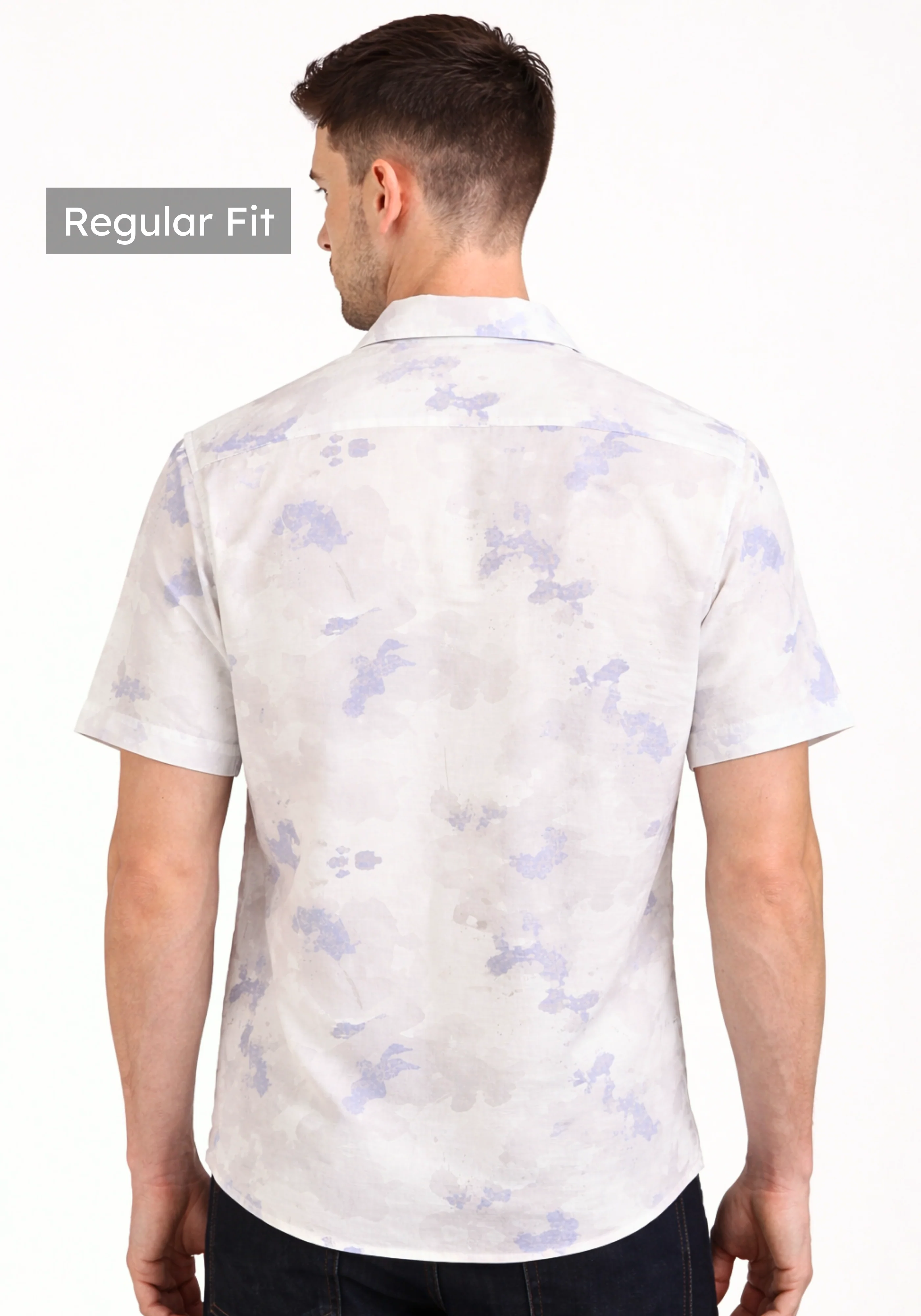 Ivory Mist Print Shirt - Image 3