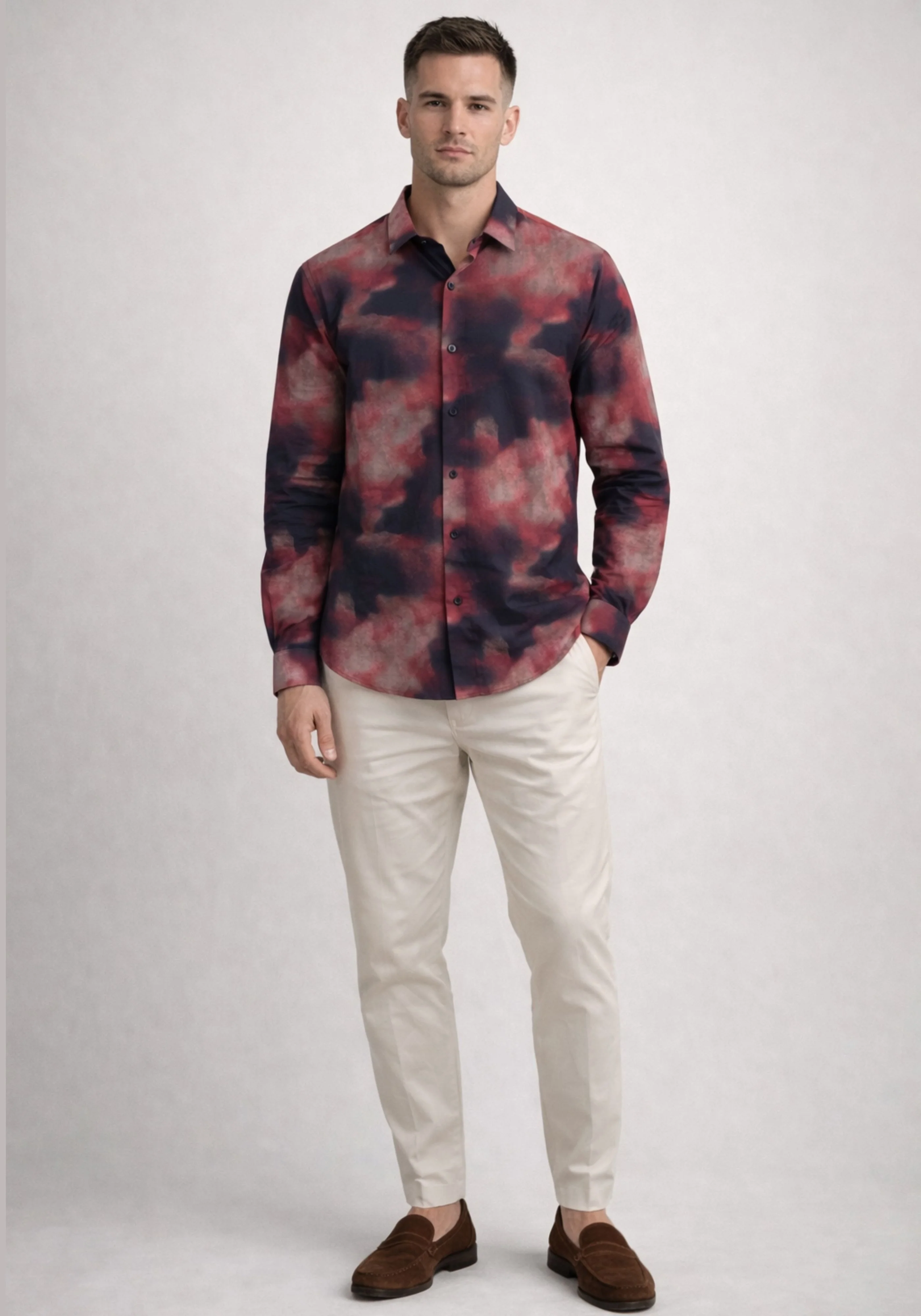Midnight Aura Print Shirt - Image 2