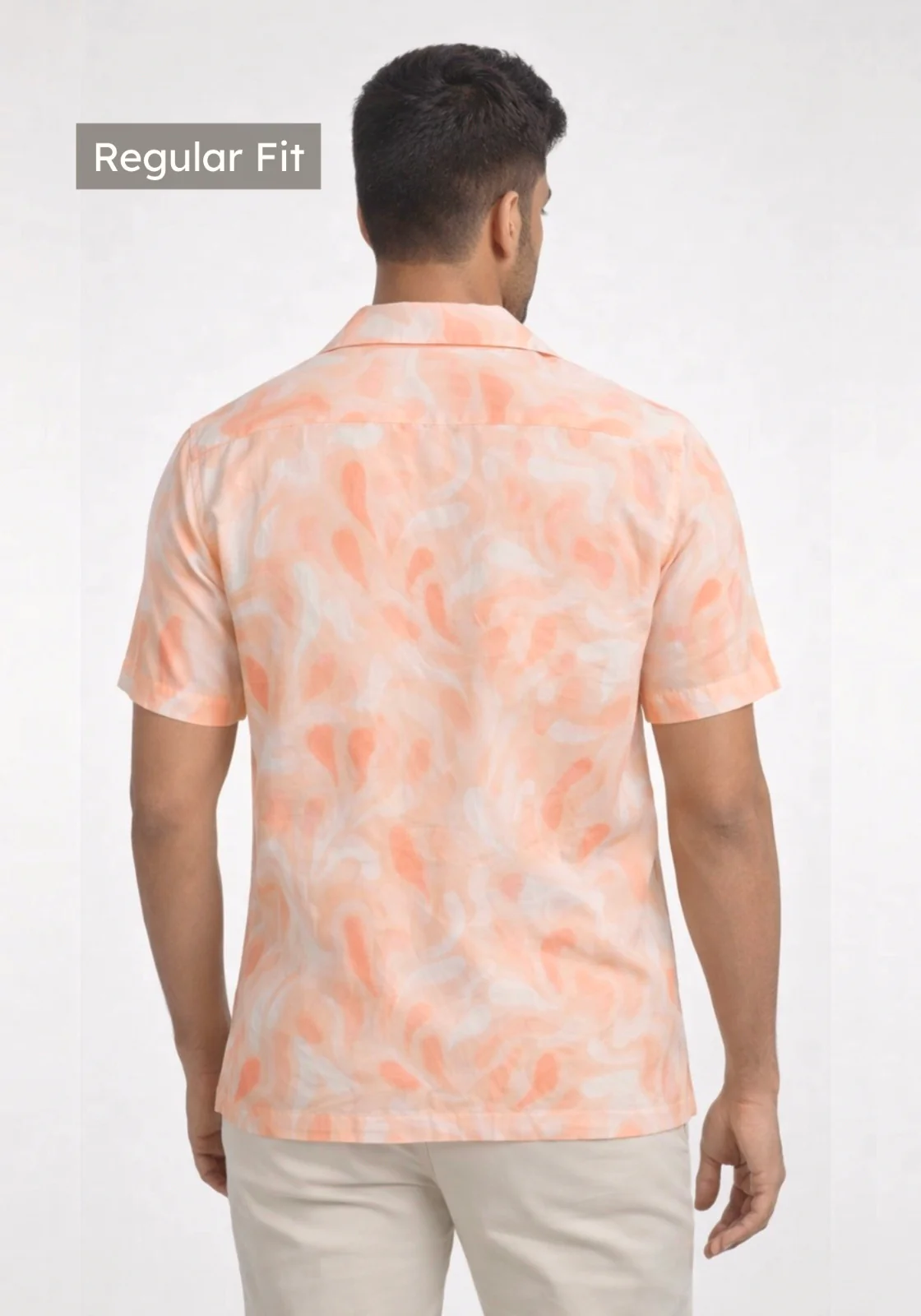 TENCELâ„¢ Peach Print Shirt - Image 3