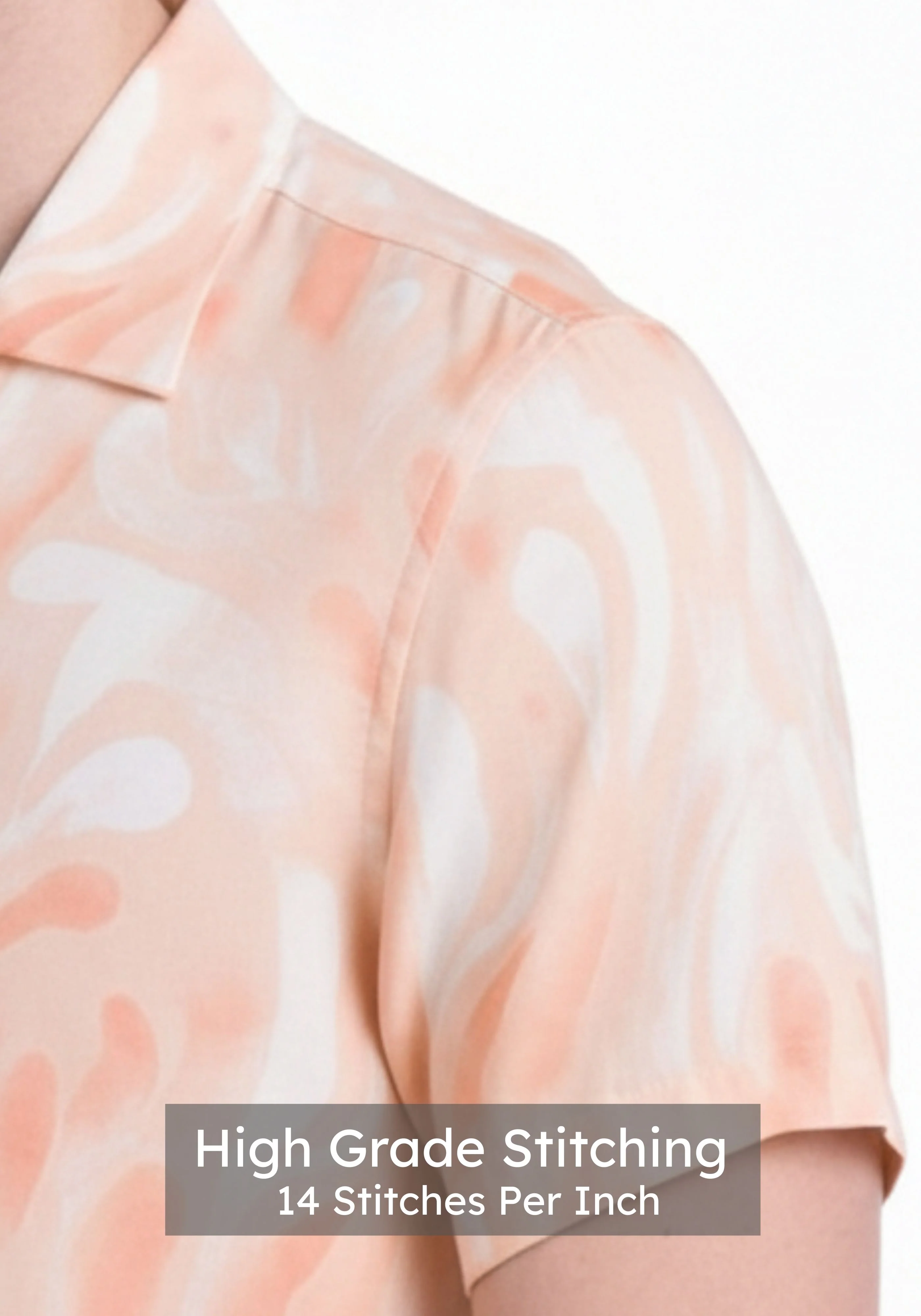 TENCELâ„¢ Peach Print Shirt - Image 5
