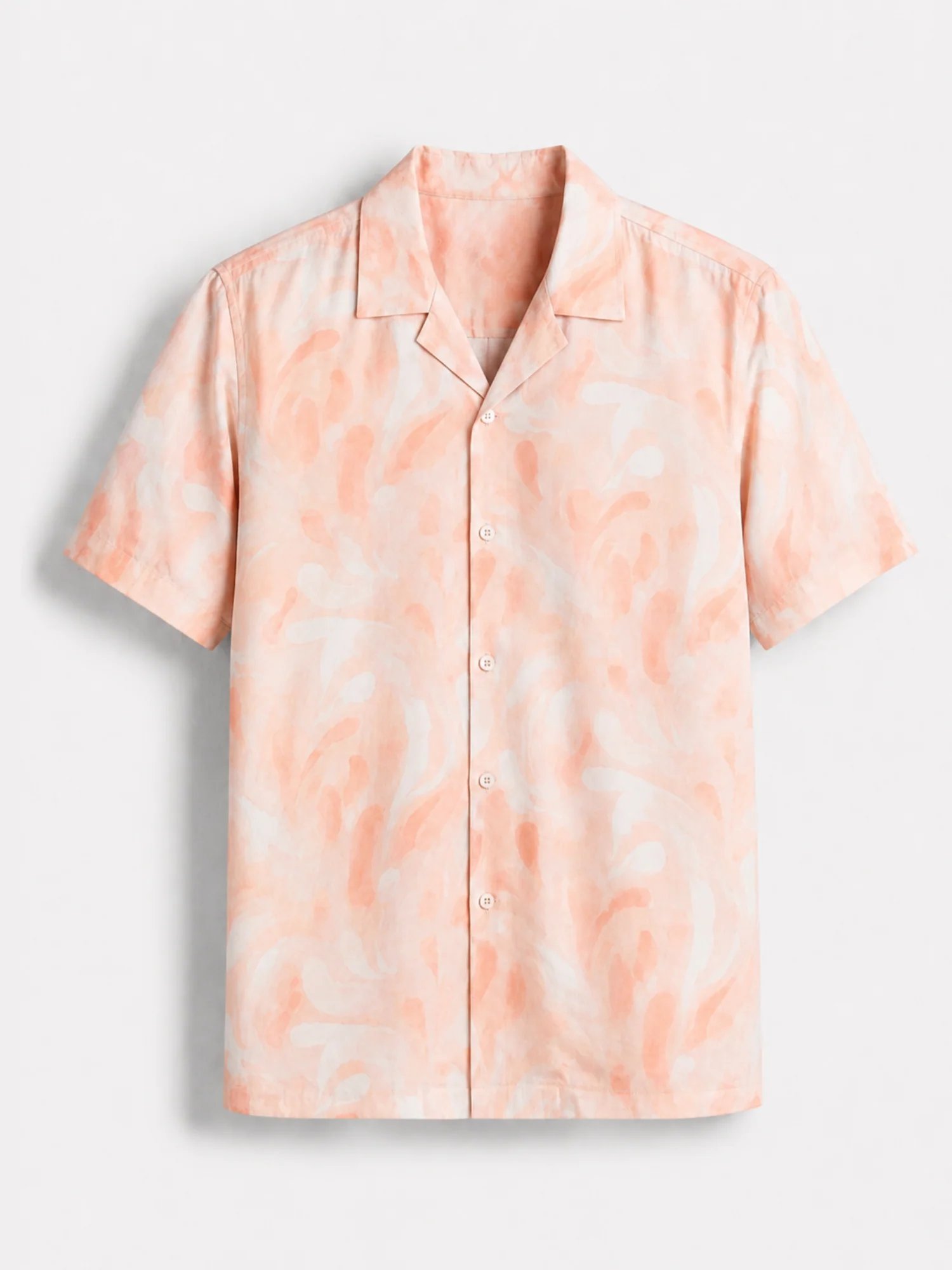 TENCELâ„¢ Peach Print Shirt - Image 7