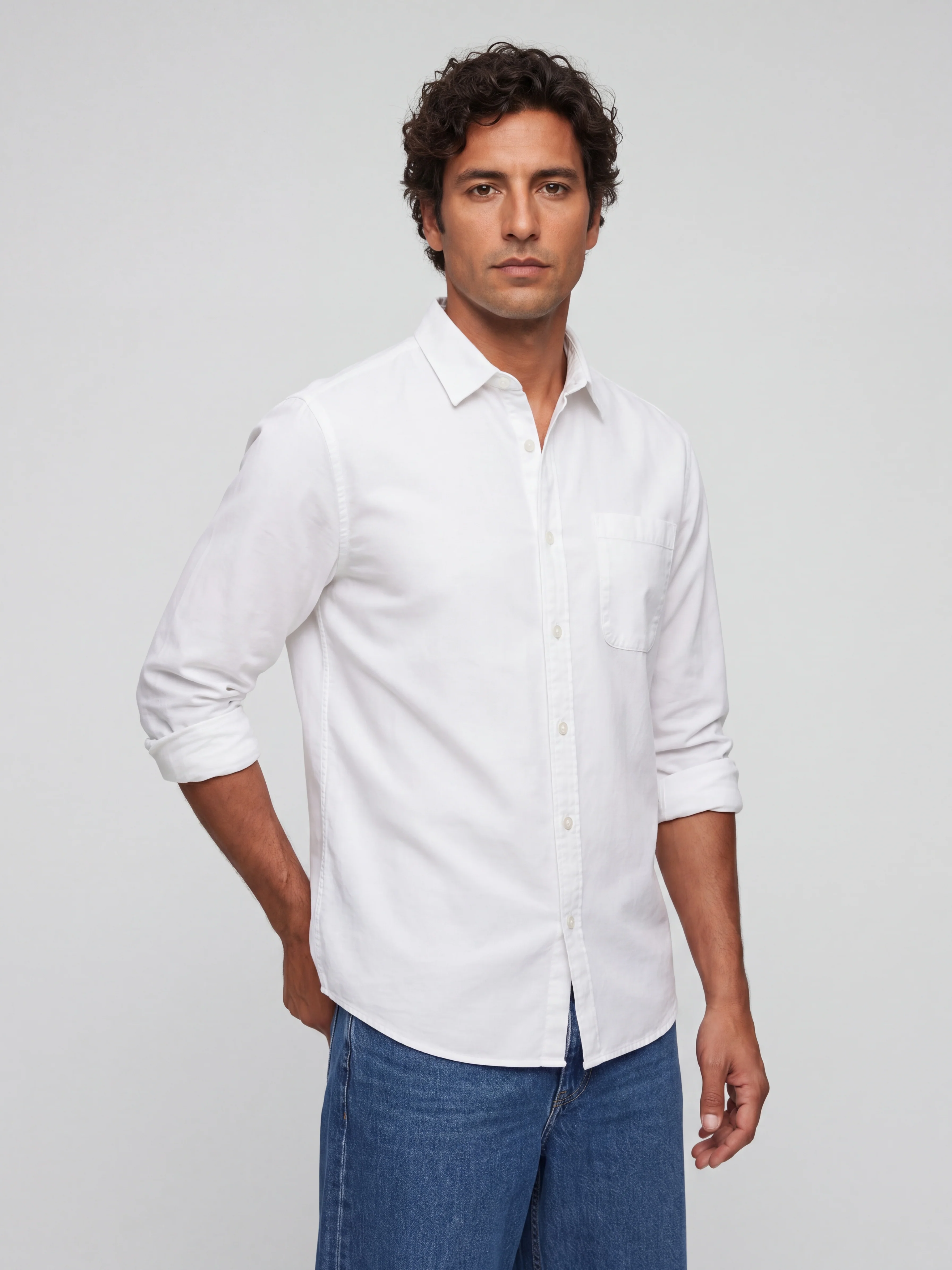 White Oxford Shirt - Image 6